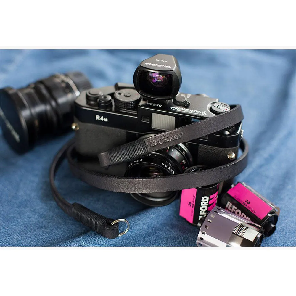 Bronkey Tokyo 104 Leather Camera Strap (Black)