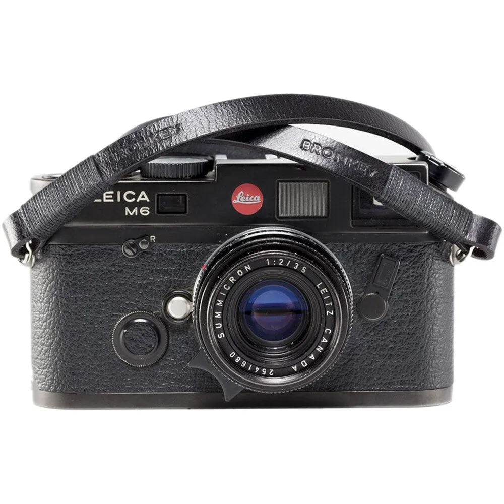 Bronkey Tokyo 104 Leather Camera Strap (Black)