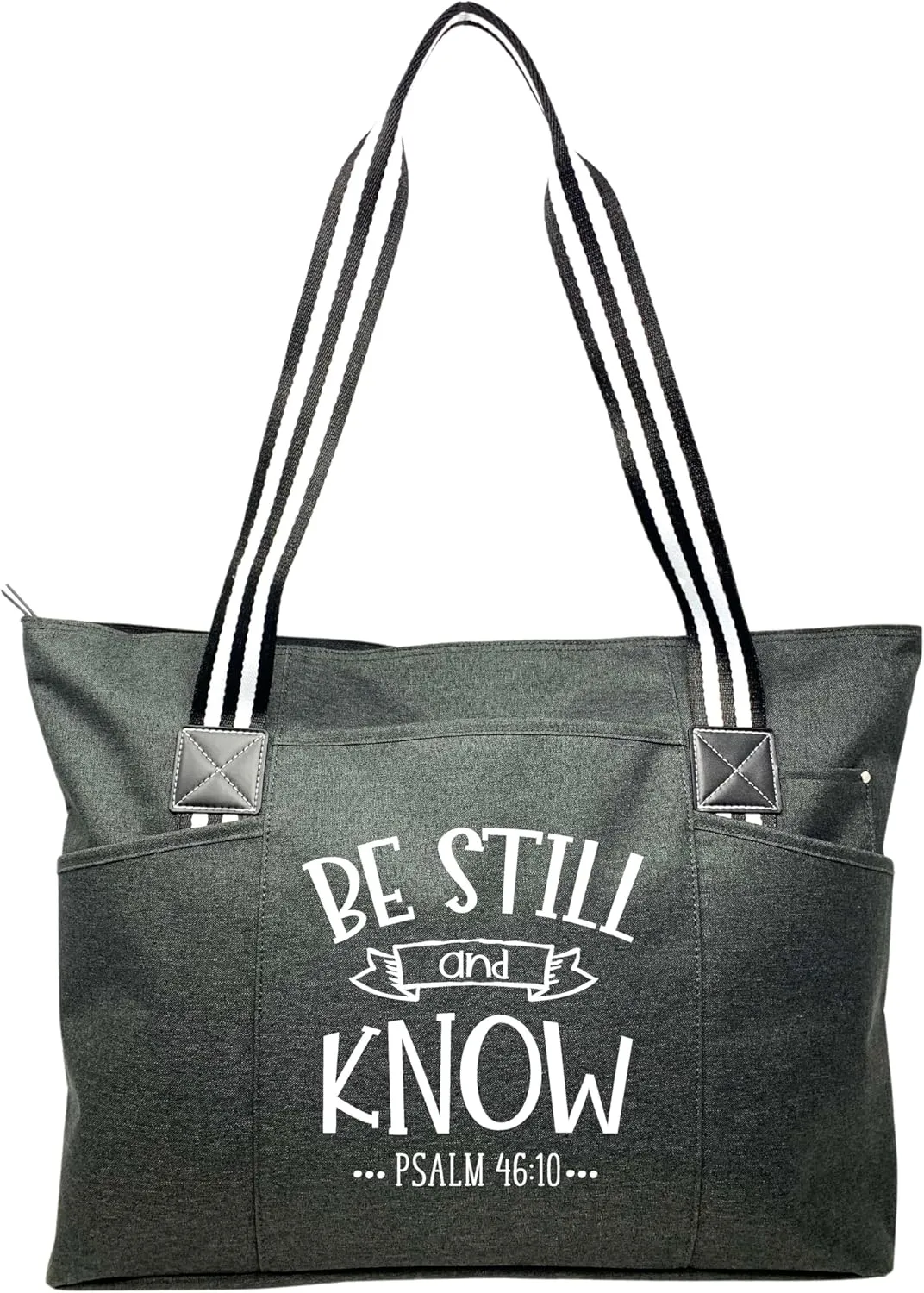 Brooke & Jess Designs Church Bags for Women - Bible Tote Bags for Women, Large Tote Bag for Womens with Zipper