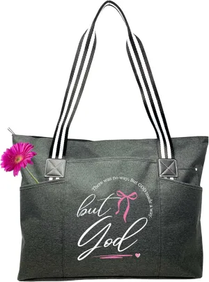 Brooke & Jess Designs Church Bags for Women - Bible Tote Bags for Women, Large Tote Bag for Womens with Zipper