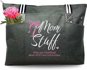 Brooke & Jess Designs Mom Bags for Everyday - Bags for Women with Zipper, Large Stylish Travel Bag, Work Bag