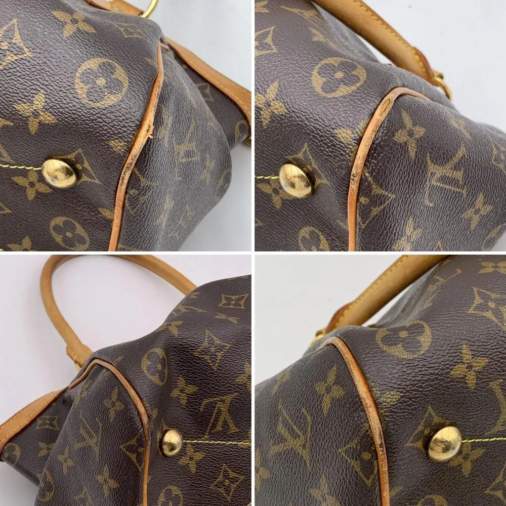 Brown Canvas Exclusive deal Tivoli Top-notch service Vuitton Louis
