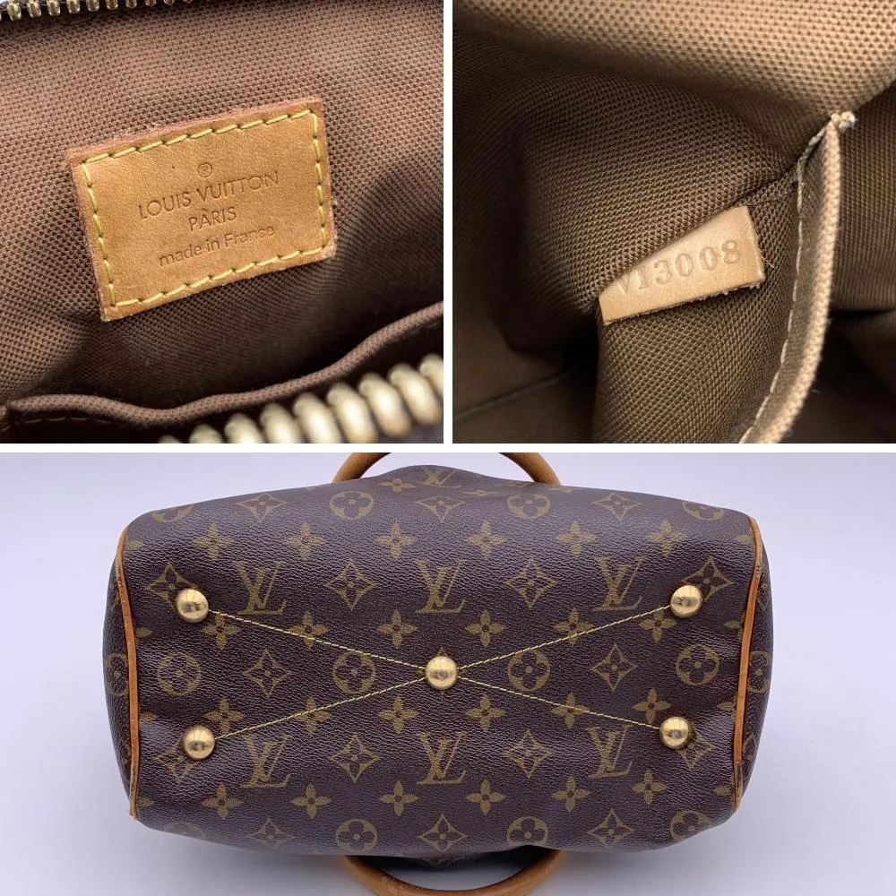 Brown Canvas Exclusive deal Tivoli Top-notch service Vuitton Louis