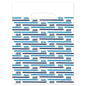 Brush Strokes Dental Giveaway Bags, 9" x 12", 100 Pack