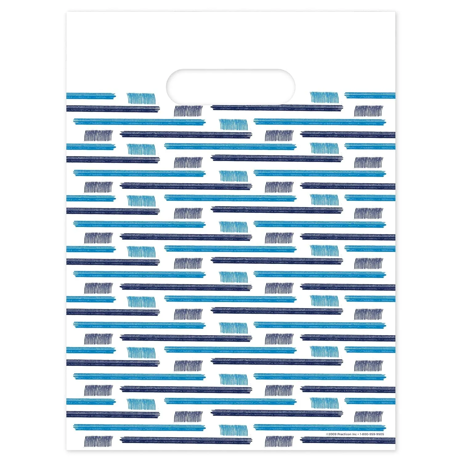 Brush Strokes Dental Giveaway Bags, 9" x 12", 100 Pack