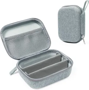 Bukere Travel Sunglasses Organizer Glasses Case, 3 Adjustable Slot for Multiple Eyeglasses, Hard Eyewear Box for Men Women