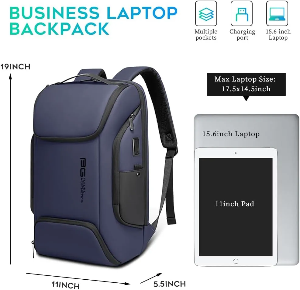 Business Laptop Smart backpack Can Hold 15.6 Inch Laptop Commute Backpack Carry on bag for men and women