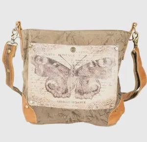Butterfly Print Shoulder Bag