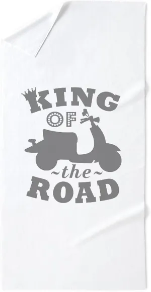CafePress King of The Road Scooter 30"x60" Absorbent, Soft Beach Towel