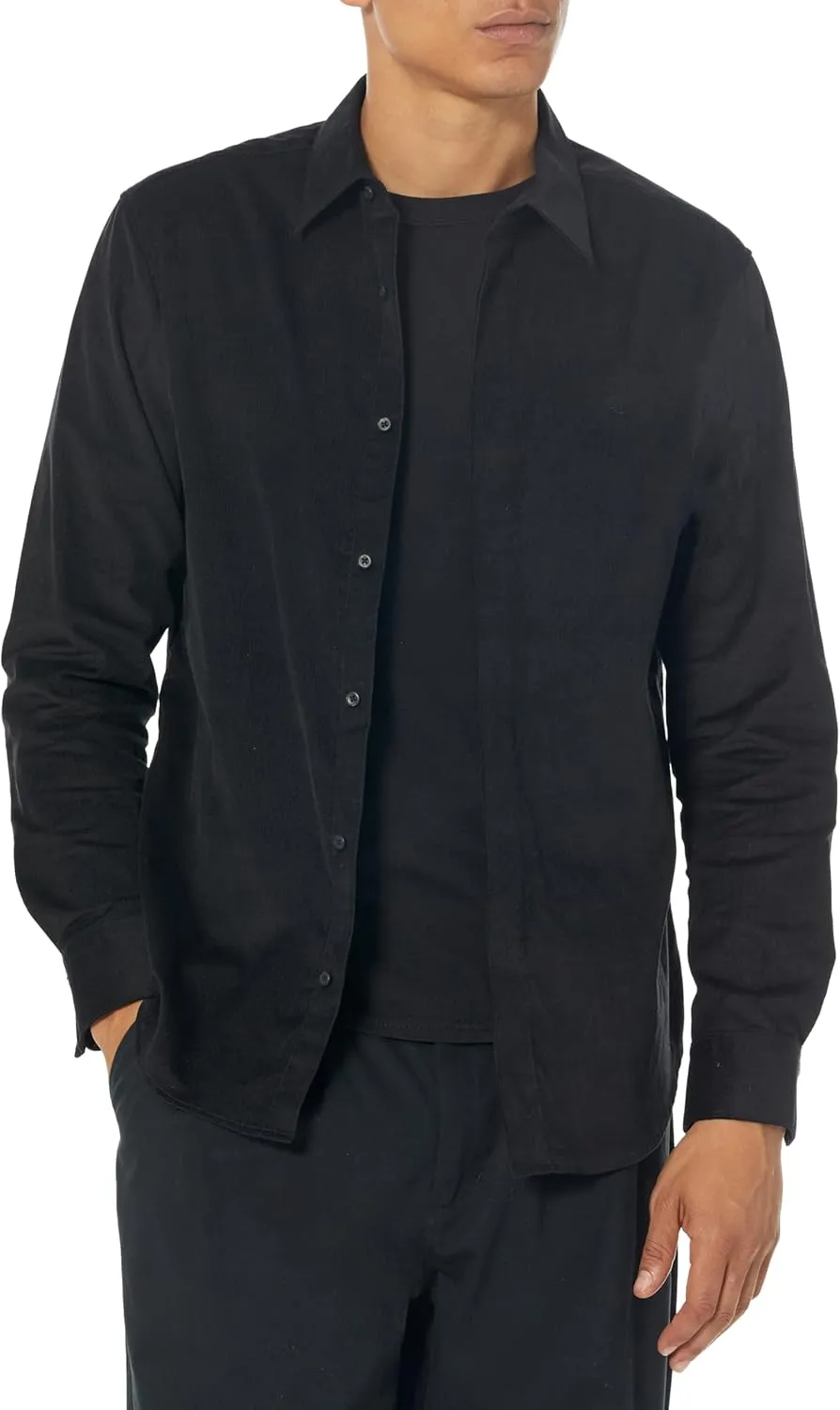 Calvin Klein Men's Long Sleeve Corduroy Woven Shirt