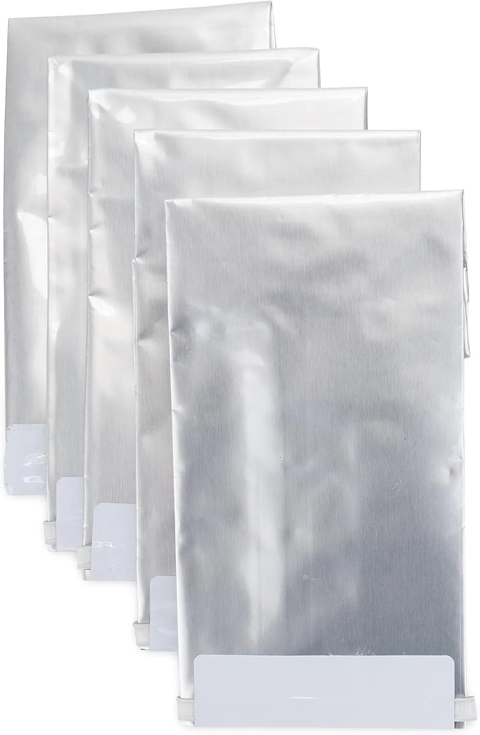 Camco Replacement Grease Storage Bags - Easily Contain and Dispose Used Cooking Grease, Foil Lined Bags Seal in Odor, Prevent Drain Clogs - 5 Pack (42285), White