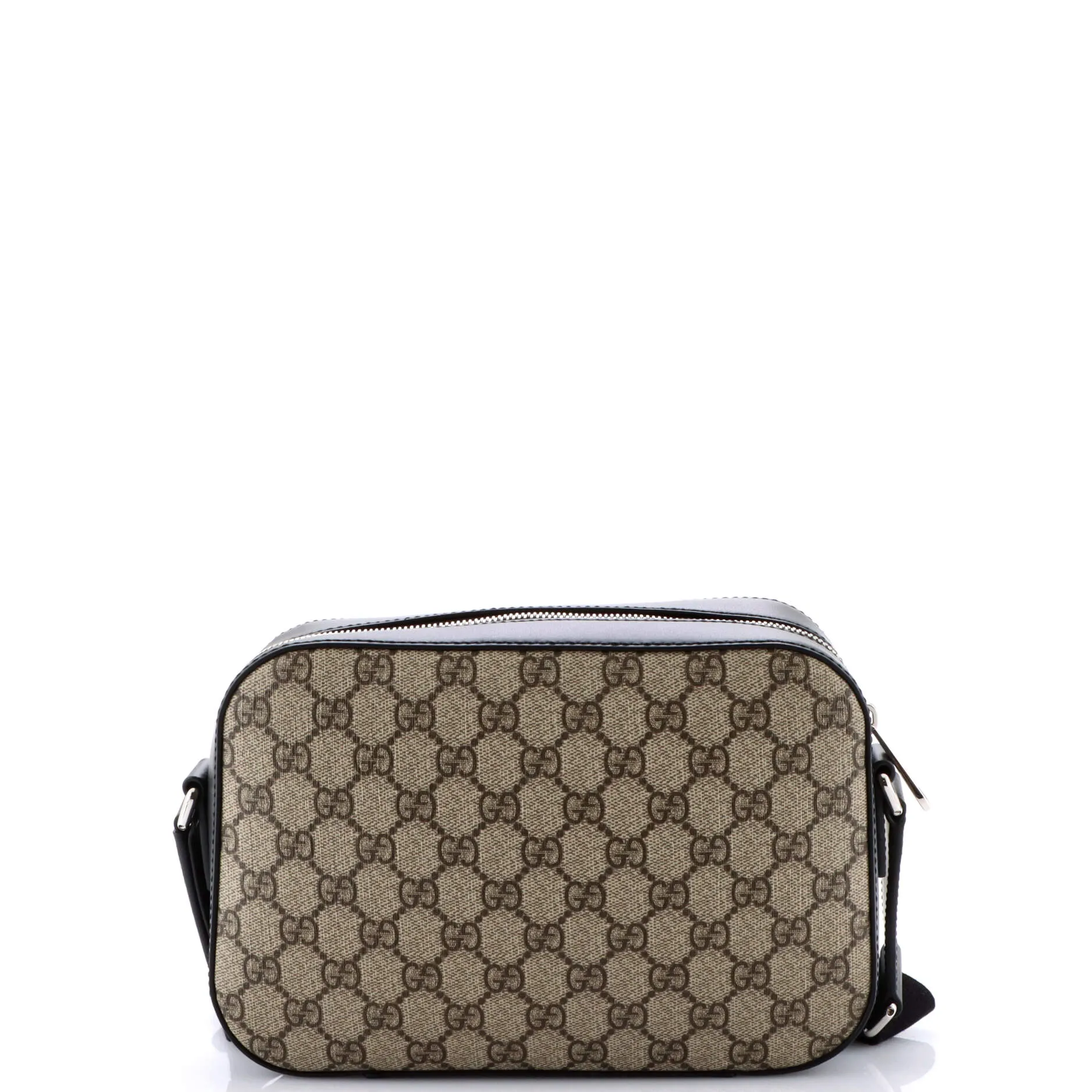 Camera Shoulder Bag GG Coated Canvas Small