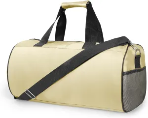C&F BOGMOST Small Gym Bag for Travel & Duffel - 17 Inch Lightweight Carry On Bag for Men & Women, Mini Duffel Bag,Perfect for Sports, Weekend Trips, and Overnight Stays, Beige