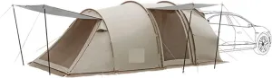 Camping Tent Vessel Car Tent Outdoor Camping Rainproof Sunscreen Tunnel Car Tail Tent One Room and One Hall Tent