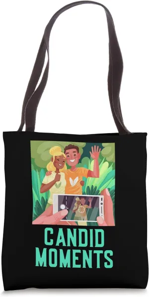Candid Moments Passionate Photographer Saying Tote Bag