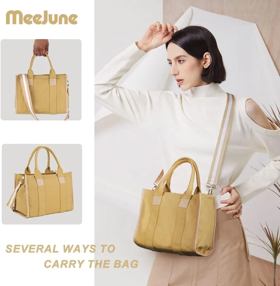 Canvas Tote Bag for Women Top Handle Handbag Crossbody Tote Bag for Women