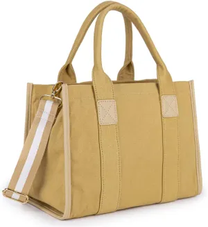 Canvas Tote Bag for Women Top Handle Handbag Crossbody Tote Bag for Women