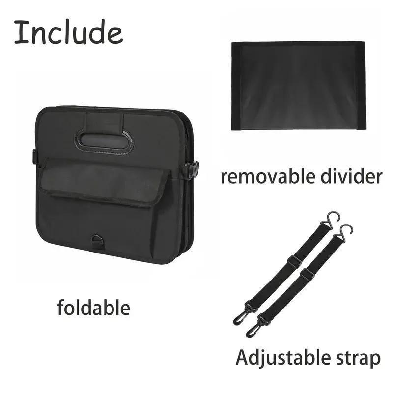 Car Organiser Boot Storage Box Foldable Trunk Organizer for Vehicle Storage