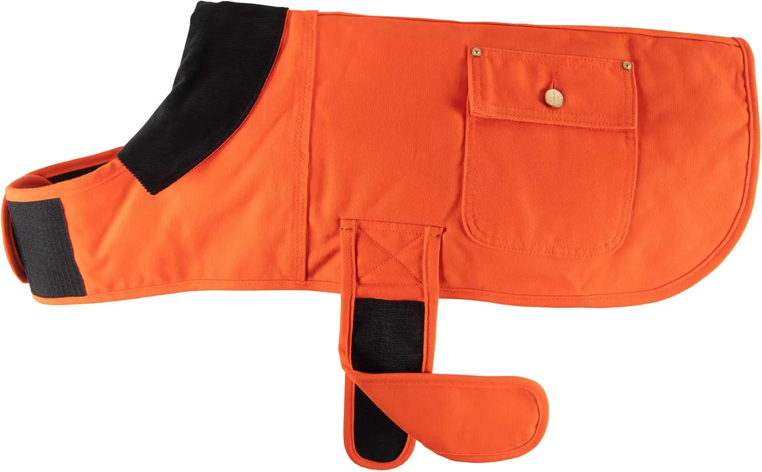 Carhartt Firm Duck Insulated Dog Chore Coat, Durable Weather Resistant Coat for Cold and Windy Conditions, Contains PFAS (Hunter Orange), Small