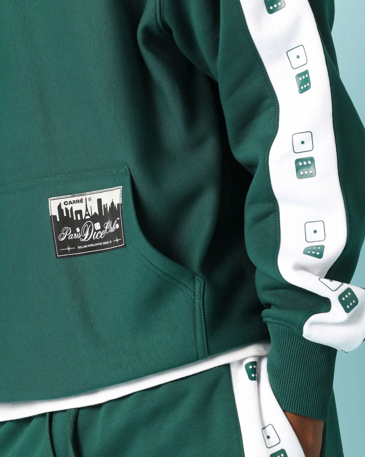 Carré High Roller Oversized Hoodie Forest Green