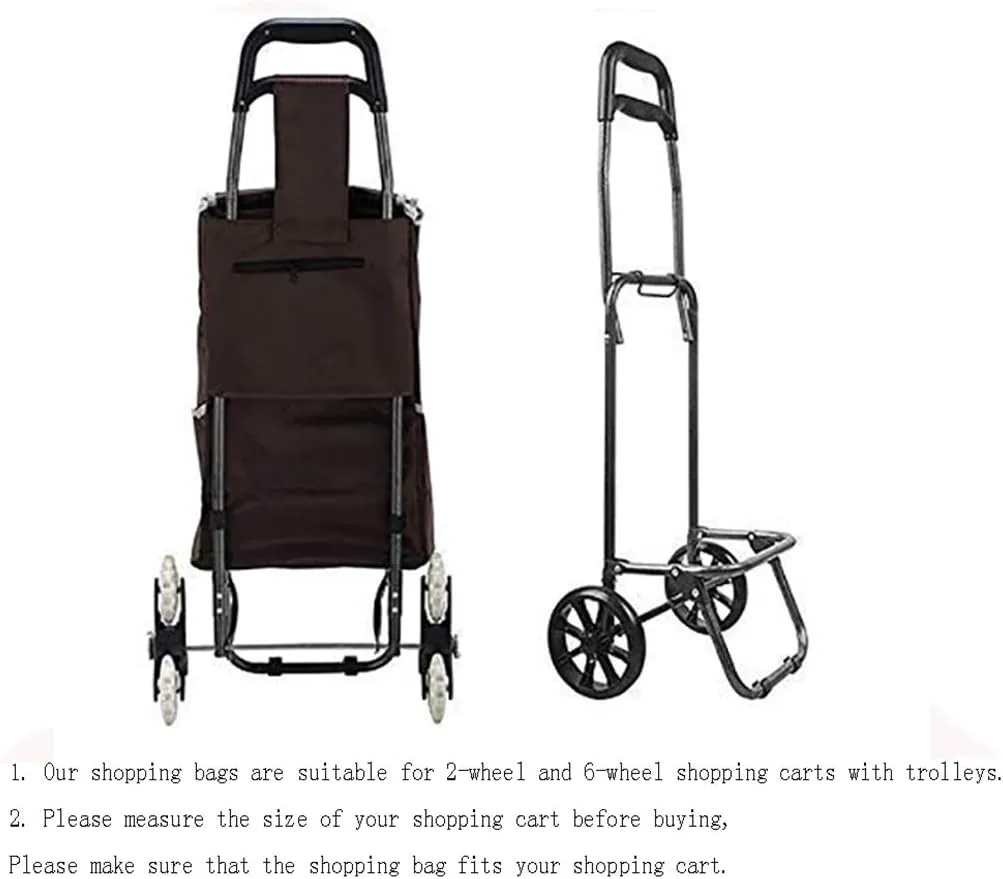 Cart Bags/Shopping Cart Bags/Trolley Replacement Bag Oxford Cloth Waterproof Storage Bag (Size : B)