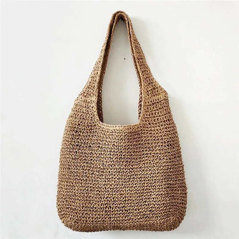 Casual Straw Woven Shoulder Bag