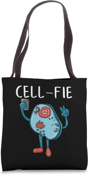 Cellfie Biology Science Biologist Teacher Selfie Tote Bag