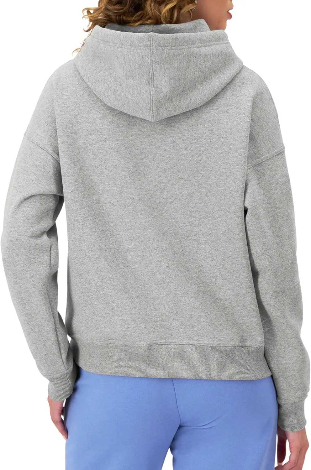 Champion, Blank Canvas, Powerblend Midweight Fleece Hoodie for Women