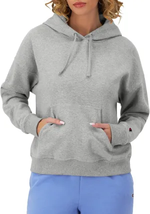 Champion, Blank Canvas, Powerblend Midweight Fleece Hoodie for Women