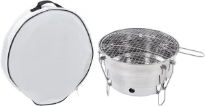CHARCOAL BARBECUE GRILL STOVE STAINLESS STEEL PORTABLE FOR CAMPING PICNIC
