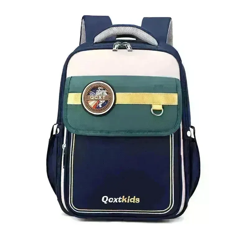 Children's British Style Burden Relief Spine Protection Girl Lightweight Schoolbag Bookbag Backpack for Kids