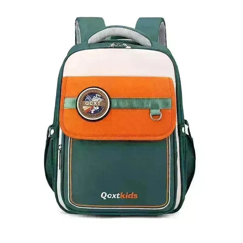 Children's British Style Burden Relief Spine Protection Girl Lightweight Schoolbag Bookbag Backpack for Kids
