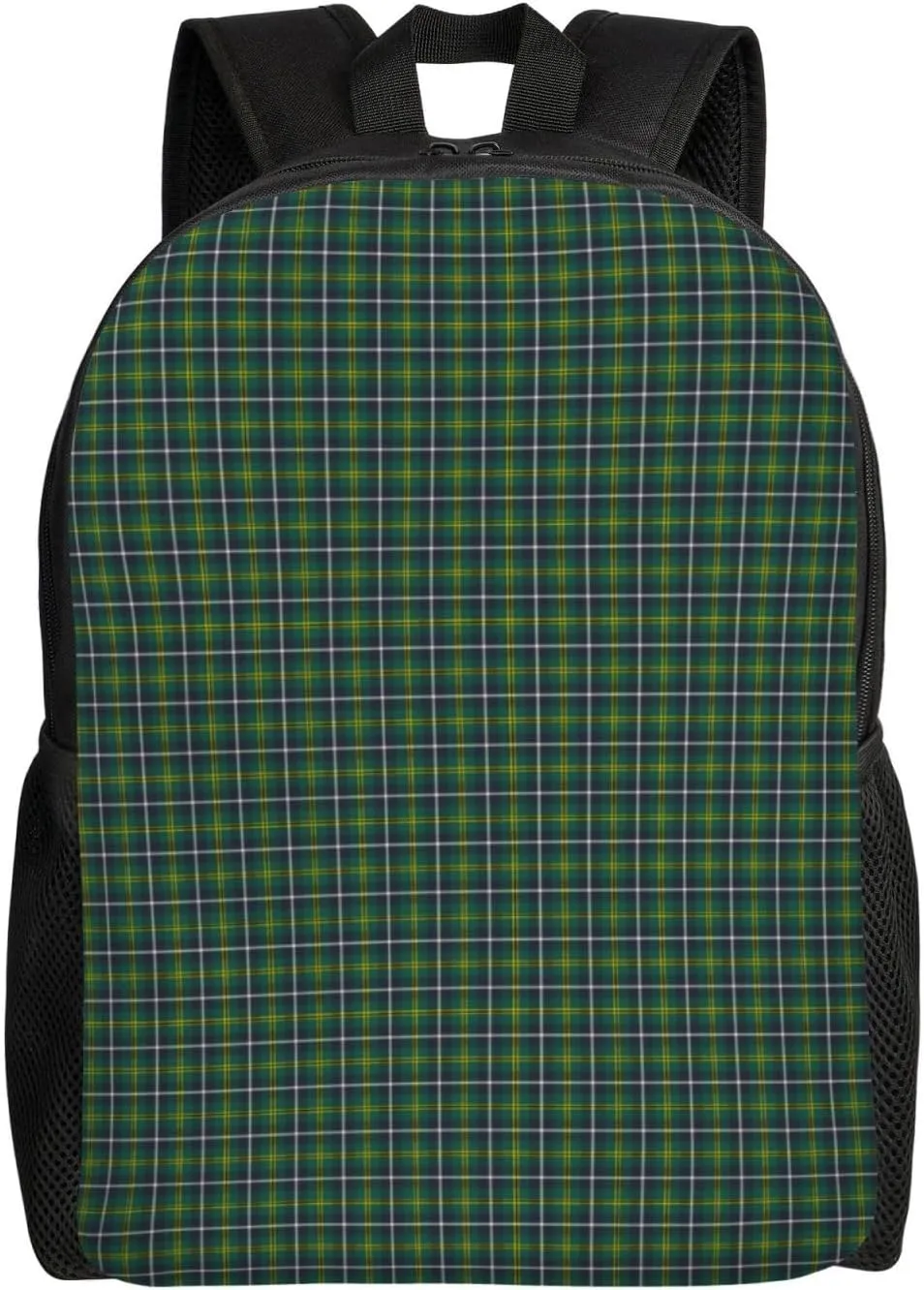 Clan Turnbull Hunting Tartan Navy And Green Plaid Minimalist Laptop Backpack – Waterproof Business Travel Bag, Breathable Design, Modern Work & Leisure