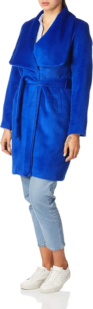Cole Haan Women's Alpaca Blend Dropped Shoulder Coat