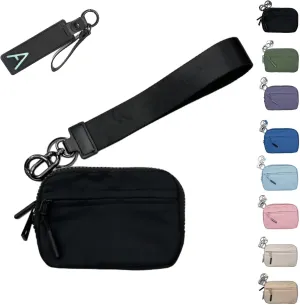 Corelration The Wallet 2nd Gen, Corelation Wallet, Wristlet Nylon Wallets For Women, Waterproof Nylon Material (Black)