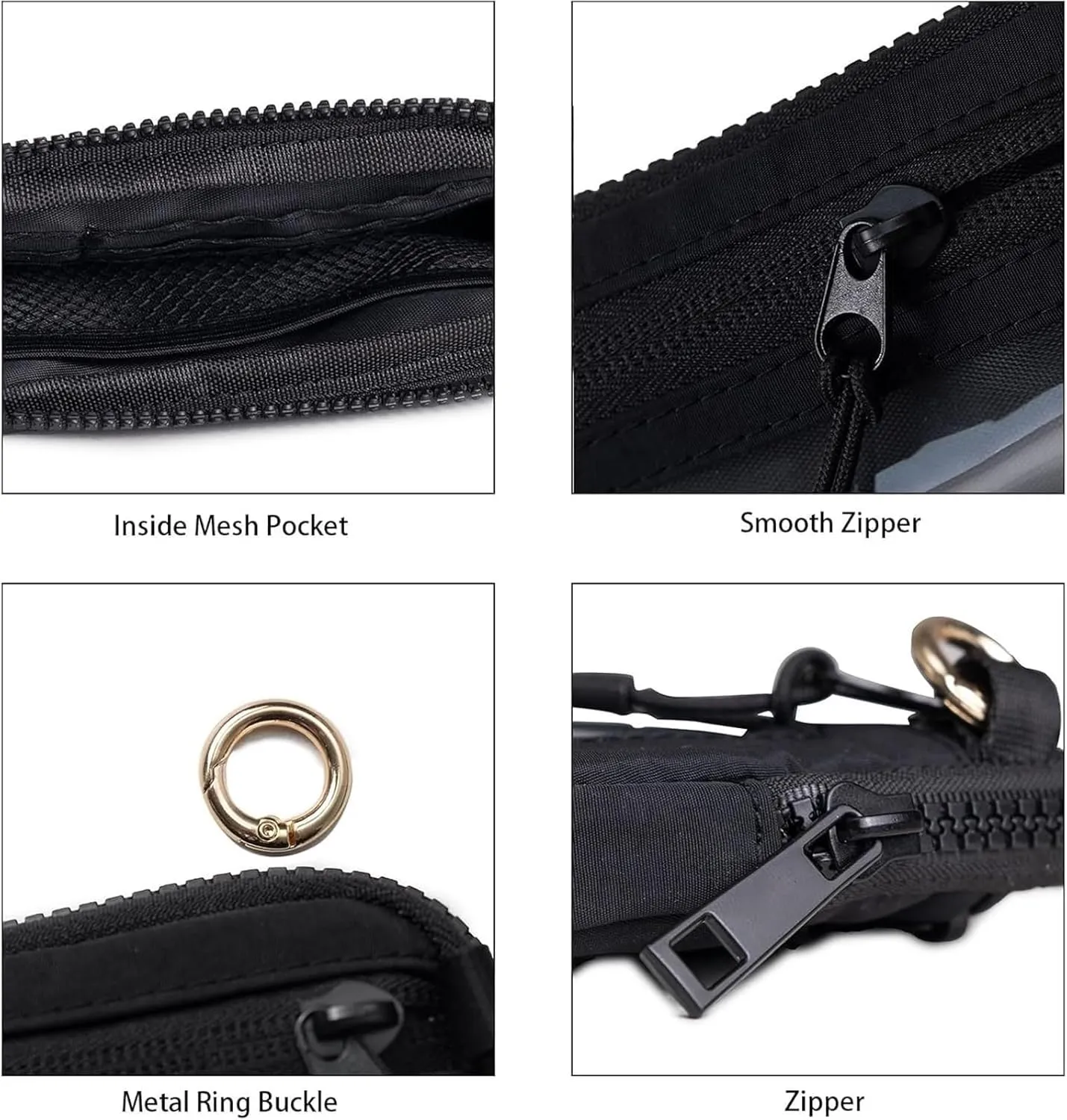 Corelration The Wallet 2nd Gen, Corelation Wallet, Wristlet Nylon Wallets For Women, Waterproof Nylon Material (Black)