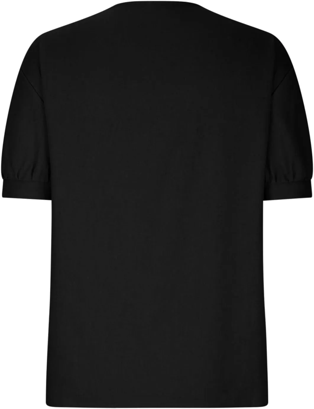 Cotton Tee Shirts for Women 2024 Fashion Short Sleeve V Neck Cotton Linen Top Loose Fit Solid Blouse Ladies Clothes