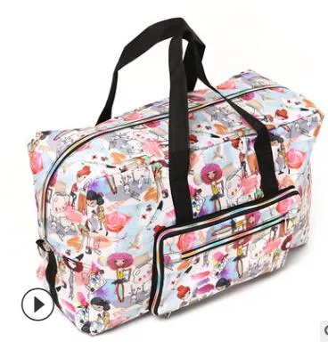 Courteous duffle fashion luggage big women Chuwanglin travel Cloud-based A0091 prints bag totes handbag bags bag animal waterproof feminine