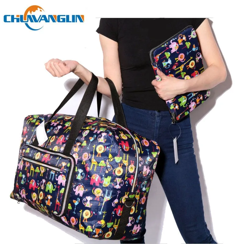 Courteous duffle fashion luggage big women Chuwanglin travel Cloud-based A0091 prints bag totes handbag bags bag animal waterproof feminine