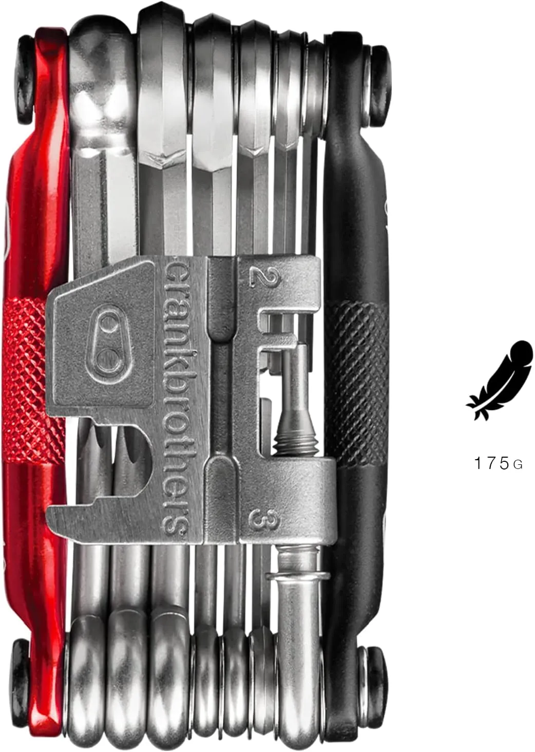 Crankbrothers Multi Tool M 19 Matte Black Red