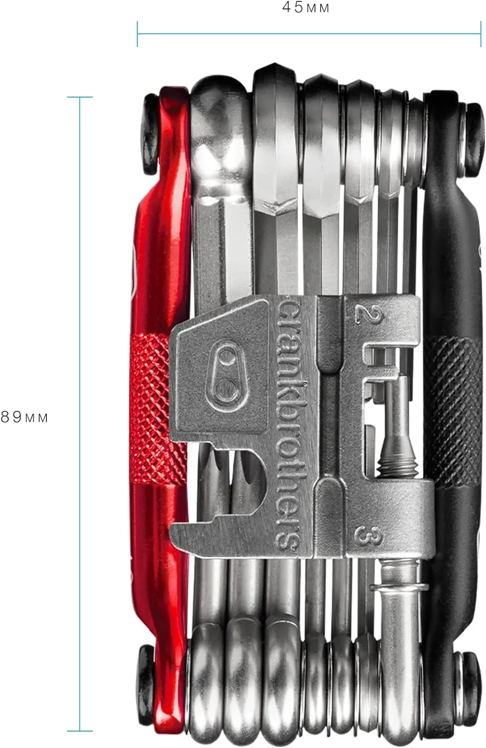 Crankbrothers Multi Tool M 19 Matte Black Red