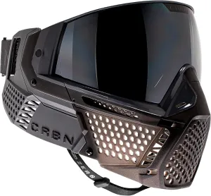 CRBN Paintball Zero Pro Goggle - Includes: Two Lens   Visor   Case - Carbon Paintball