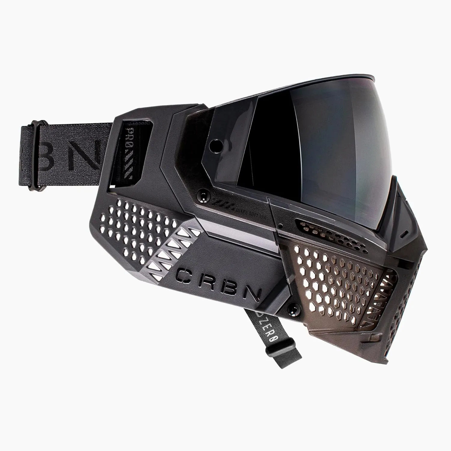 CRBN Paintball Zero Pro Goggle - Includes: Two Lens   Visor   Case - Carbon Paintball