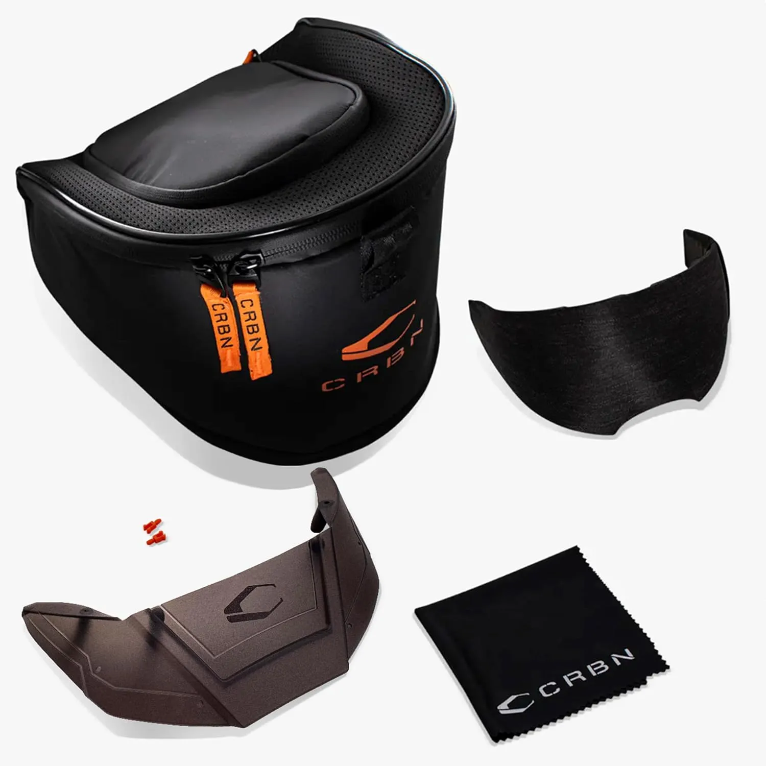 CRBN Paintball Zero Pro Goggle - Includes: Two Lens   Visor   Case - Carbon Paintball
