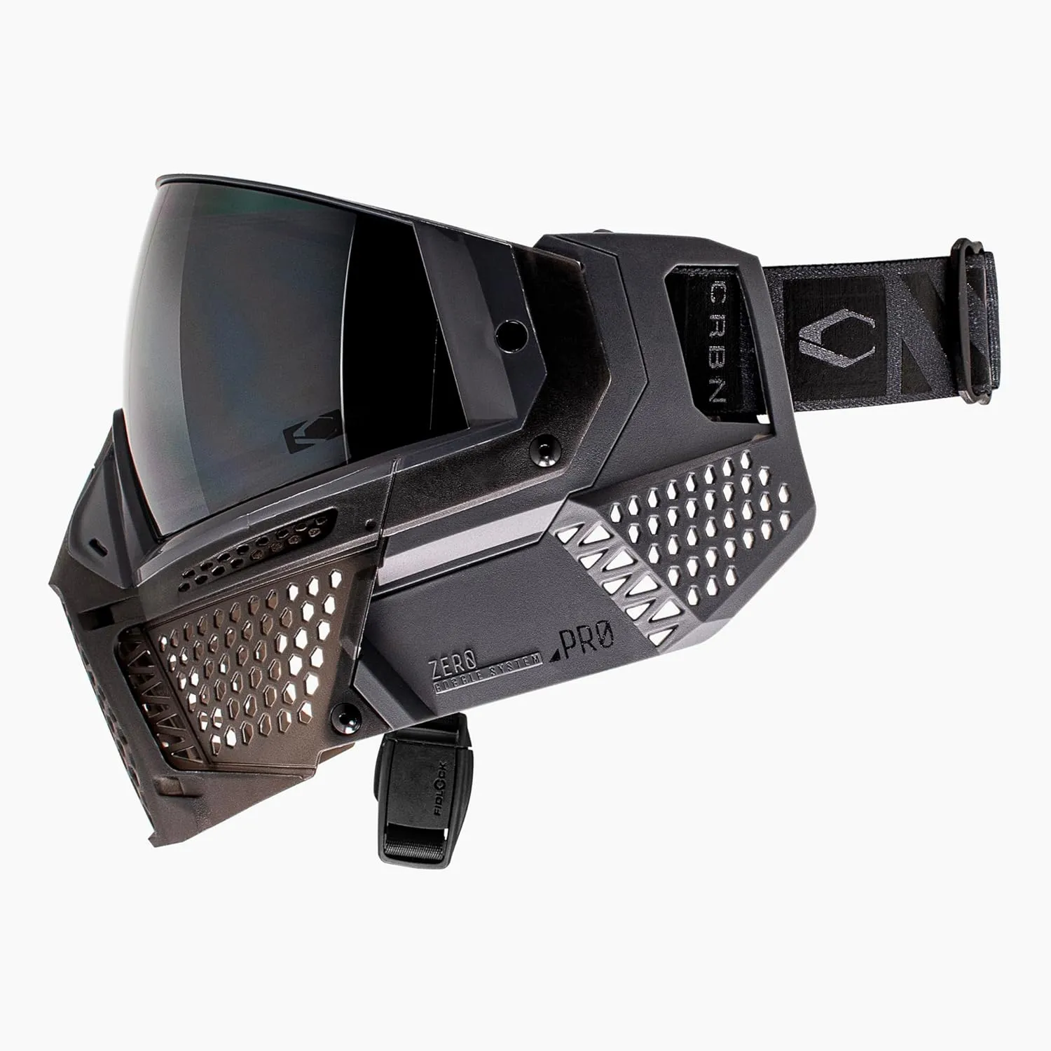 CRBN Paintball Zero Pro Goggle - Includes: Two Lens   Visor   Case - Carbon Paintball