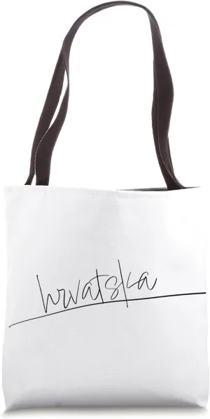 Croatia Hrvatska holiday emigration Tote Bag