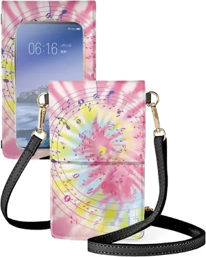 Crossbody Phone Bag for Women Shoulder Bags PU Leather Money Cash Manager Touch Screen Bags with Card Slots