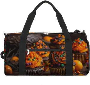 Cupcakes on The Table Gym Bag Sport Gym Tote Bag Lightweight Duffle Bag Carry On Weekender Bags for Women Men