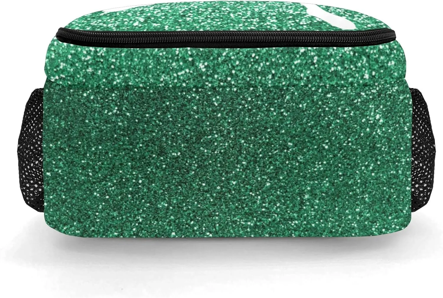 Custom Cheerleader Backpack Custom Multifunctional Waterproof Laptop Bag for Travel Gift Green Bling Print Simple Cheer