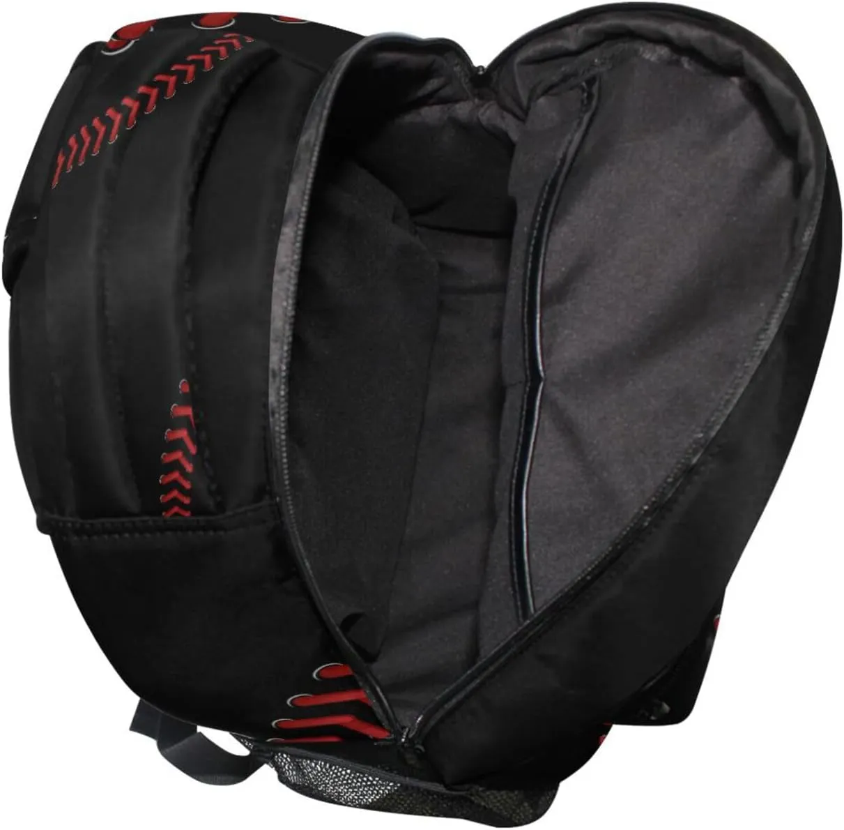 Custom You Name Fashion Baseball Stripes Backpack,Casual Daypacks Outdoor Sports Rucksack School Shoulder Bag for Men Women Boys Girls 12x7.3x16.9in